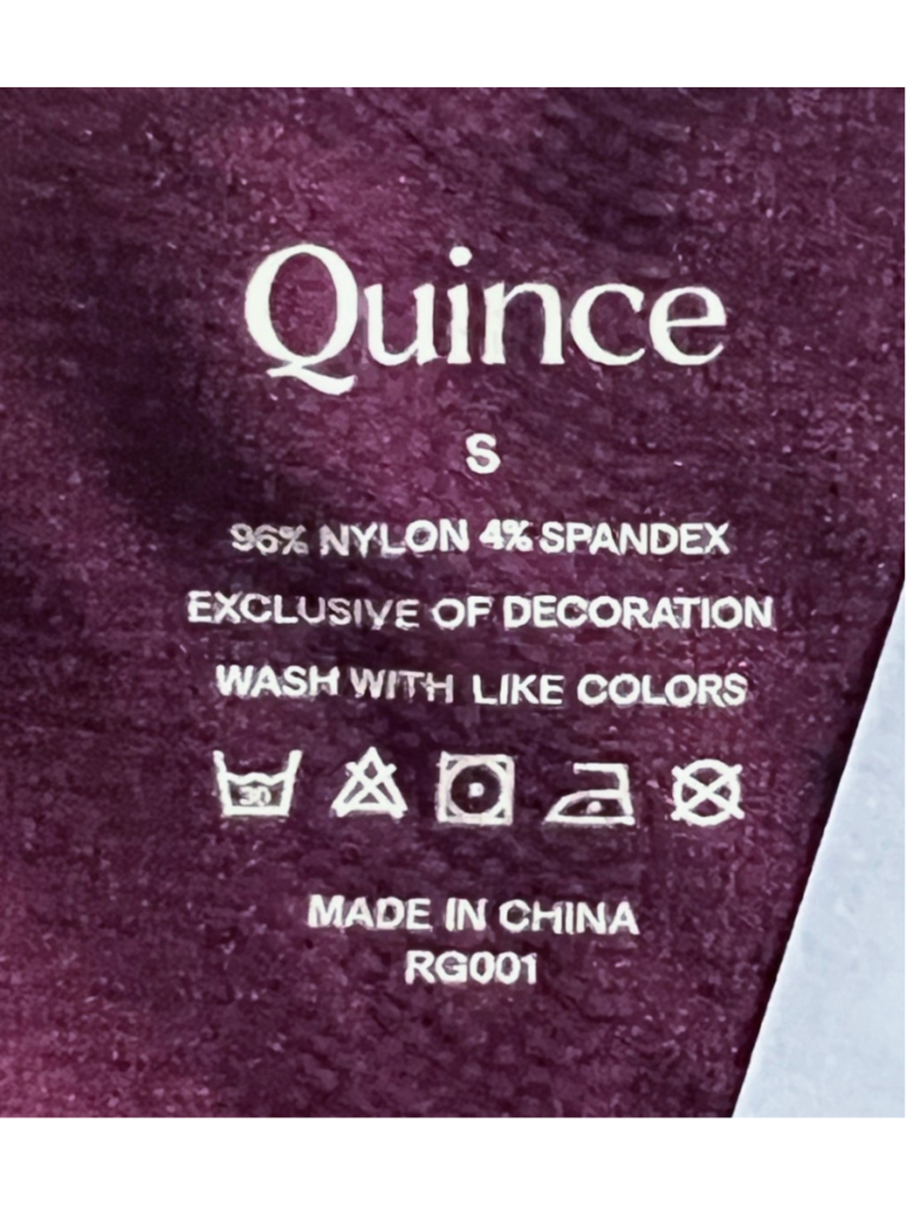 Quince Women Seamless Sz S Ruched Long Sleeve Athletic Top Plum Yoga Sustainable - Picture 4 of 10